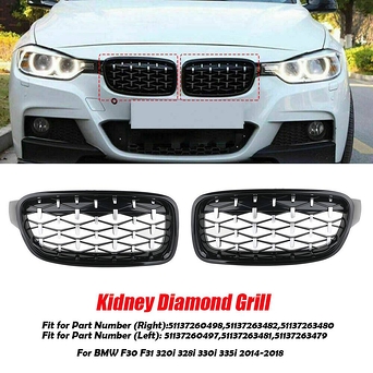 On radiator barmaqligi bmw F30