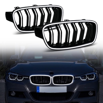 Avtomobil üçün radiator barmaqlığı BMW F30 işıqlı model