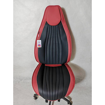 Oturacaq üçün çexol Deri bardovu/qara