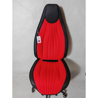 Oturacaq üçün çexol Deri qirmizi/qara