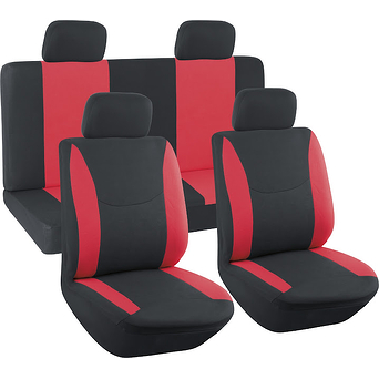 Oturacaq üçün çexol qirmizi/qara