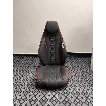 Oturacaq üçün çexol qirmizi/qara