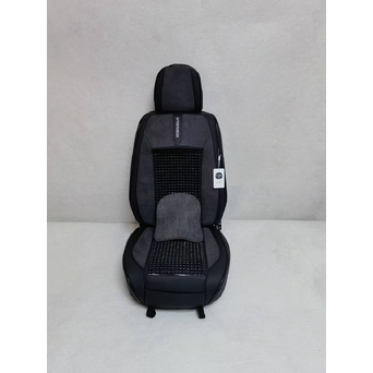 Oturacaq üçün çexol muncuqlu qara