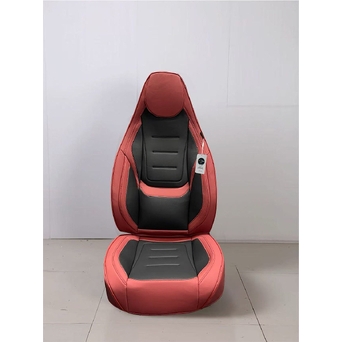 Oturacaq üçün çexol deri bordo/qara