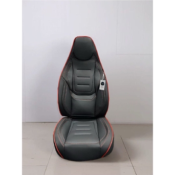 Oturacaq üçün çexol deri qara/qirmizi kant