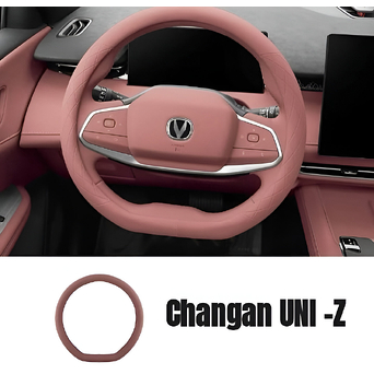 Changan UNI-Z üçün Sükan Örtüyü (Zavod Dizayn) – Premium Dəri, Çəhrayı Salon Uyğunluğu