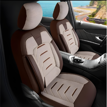 Avtomobil üçün çexol Panda Bodrum Series qəhvəyi/ağ