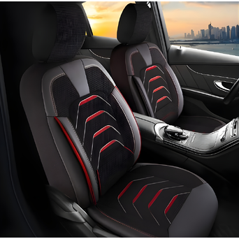 Oturacaq üçün çexol Panda Bodrum series, qara/qırmızı