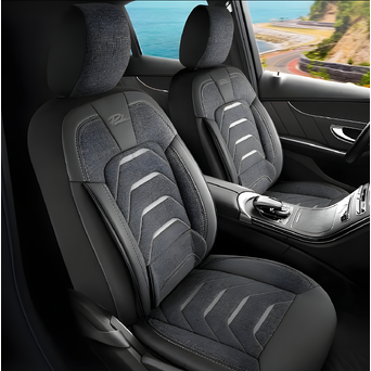 Oturacaq üçün çexol Panda Bodrum Series – Qara / Boz