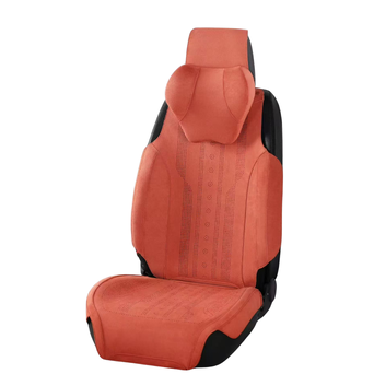 Premium Avtomobil Oturacaq Çexolu – Narıncı (Boyun Dəstəyi ilə)