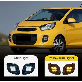 "Kia Picanto 2015" Black bary duman işıqları
