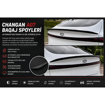 Changan A07 Baqaj Spoyleri – Sport və Premium Görünüş